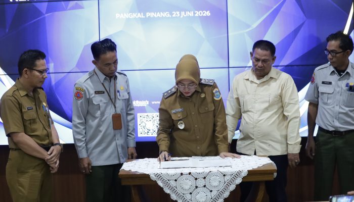 Perkuat Mitigasi Bencana, Pemkot Pangkalpinang Terima Bantuan Dua Unit Chainsaw dari PT Manumbing Mitra Sukses