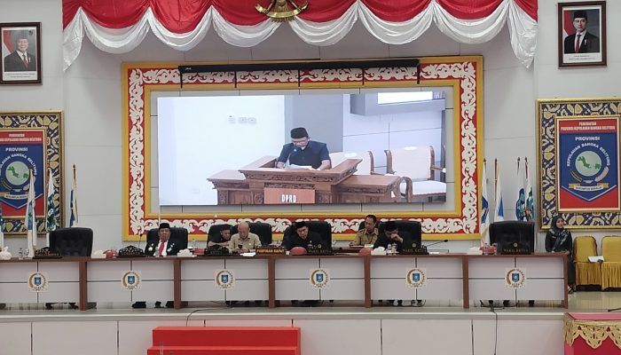 DPRD Babel Sahkan Ranperda Strategis dan Terima Laporan Hasil Reses Masa Sidang II Tahun 2026