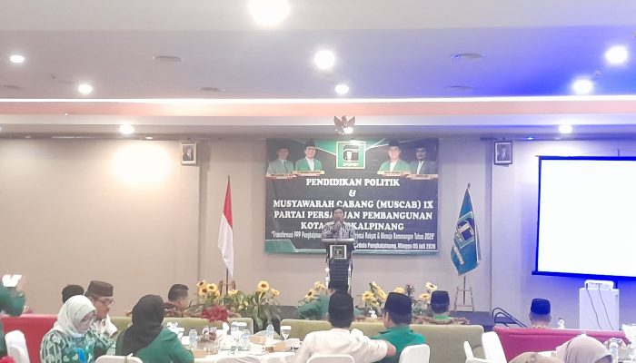 Hadiri Muscab IX PPP Kota Pangkalpinang, Kesbangpol Ajak Partai Politik Perkuat Sinergi Bangun Daerah