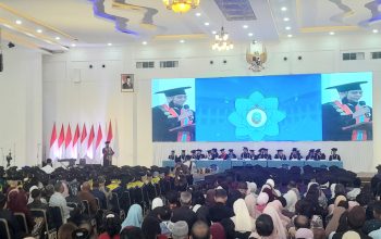 Wisuda XXXVII UBB, Rektor Prof. Ibrahim: Alumni Harus Menjadi Agen Perubahan dan Menjaga Nama Baik Almamater