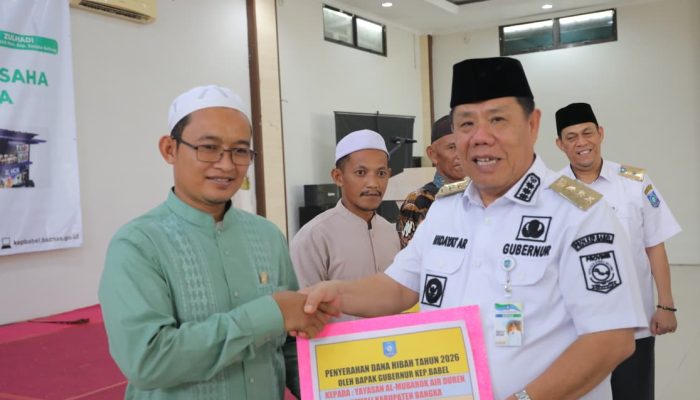Ubah Zakat Jadi Modal Kerja, Gubernur Hidayat Arsani Pacu UMKM Babel Naik Kelas