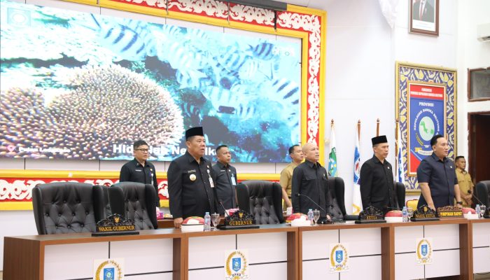 Rapat Paripurna Perubahan KUA-PPAS, Pemprov Babel Perkuat Efisiensi dan Lindungi Program Prioritas