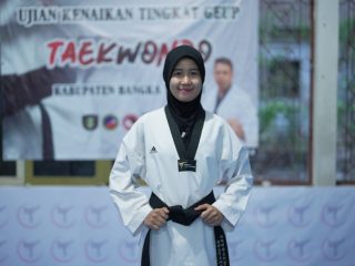 Bagi Waktu Antara Tugas Polri dan Latihan, Elly Annisa Optimis Sabet Emas di Porprov VII Babel