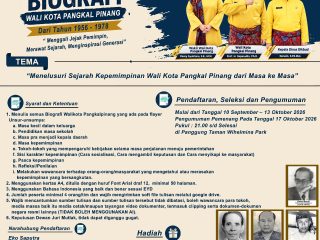 Pemkot Pangkalpinang Gali Sejarah Kepemimpinan Daerah Melalui Lomba Menulis Biografi Wali Kota