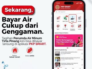 Bayar Tagihan Air Semakin Mudah, Pelanggan Tirta Pinang Bisa Gunakan PKP SMART